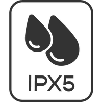 IPX5 Water & Sweat Resistance